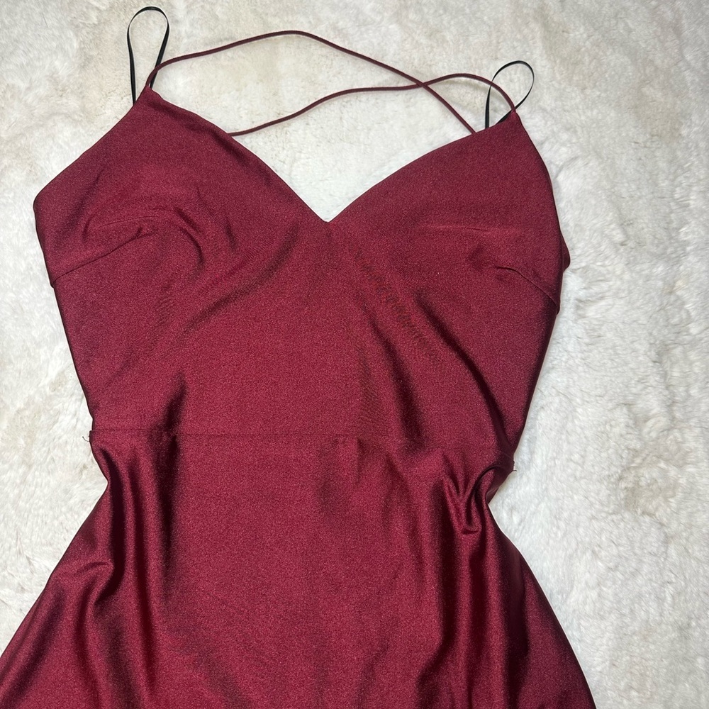 Windsor Red Spaghetti Strap Bodycon Dress - Picture 2 of 5